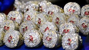 NFL Super Bowl Tampa Bay Buccaneers rings,